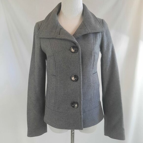 Stile Benetton Jackets & Blazers - Stile Benetton wool jacket, grey short coat